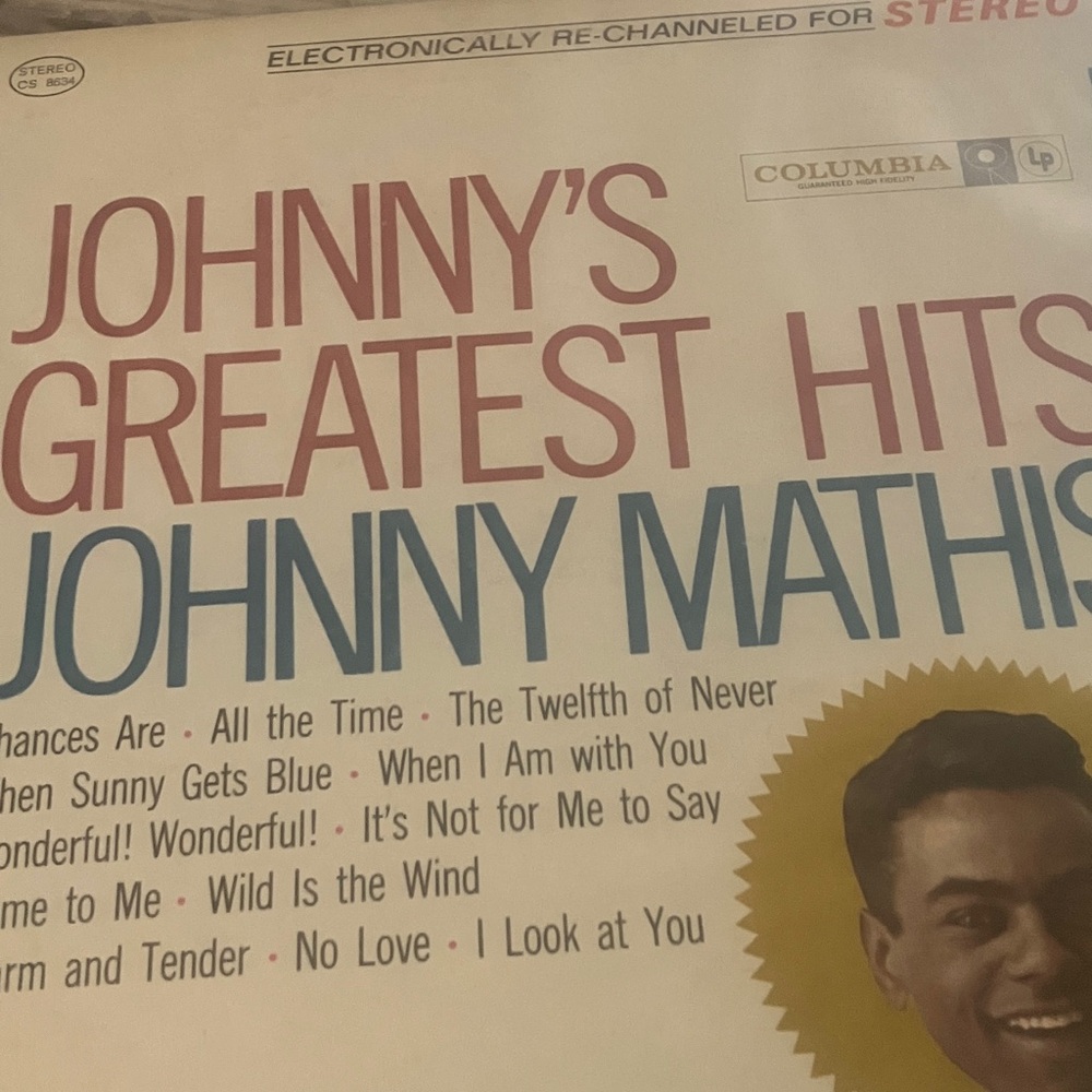 Columbia Johnny's Greatest Hits Vinyl - Red and Yellow